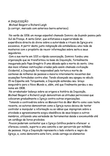 A Inquisição