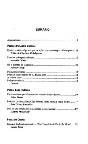 Mais poesia hoje