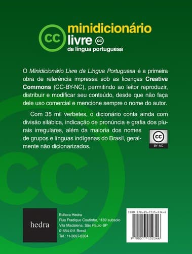 Minidicionário livre da língua portuguesa