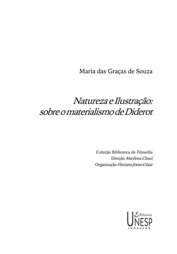 Natureza e ilustração: sobre o materialismo de Diderot