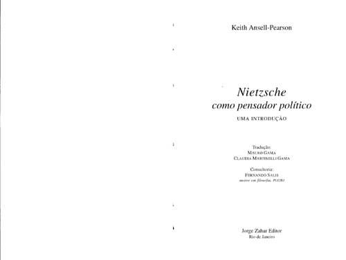 Nietzsche como pensador político: uma introdução