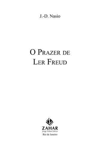Prazer de Ler Freud, O