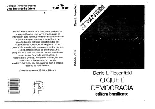 O Que é democracia