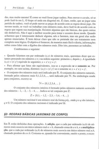Pré-cálculo
