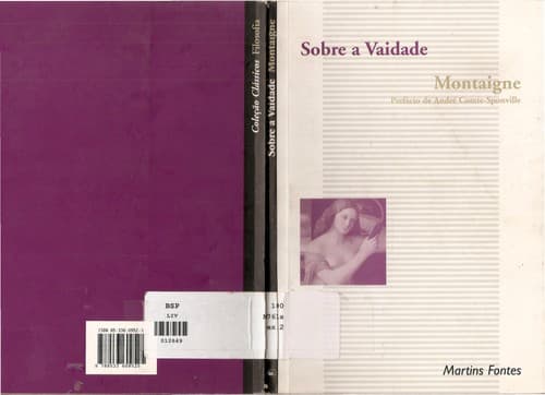 Sobre a vaidade