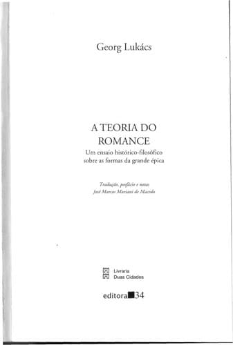 Teoria do Romance, A