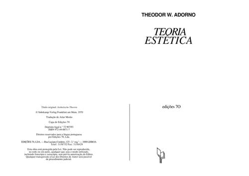 Teoria estética