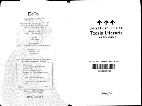 Teoria literária: uma introdução