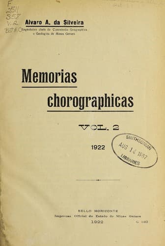 Memorias chorographicas