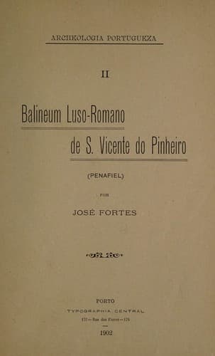 Balineum luso-romano de S. Vicente do Pinheiro (Penafiel)