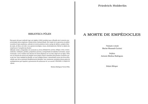 A morte de Empe docles