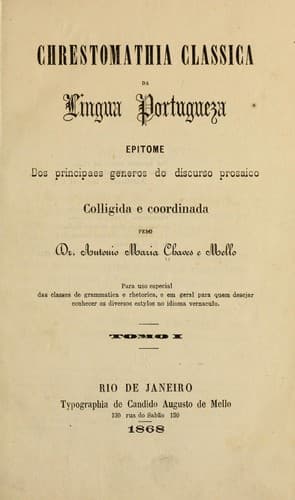 Chrestomathia classica da lingua portugueza