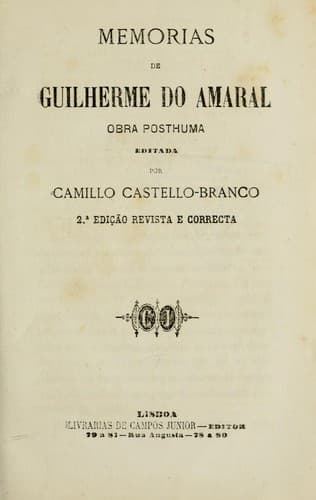 Memórias de Guilherme do Amaral: romance