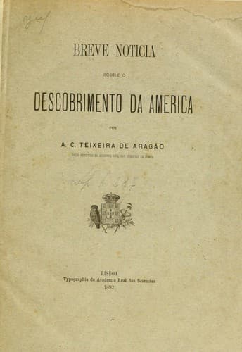 Breve noticia sobre o descobrimento da America