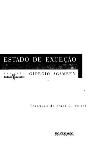 Estado de excec ʹa o