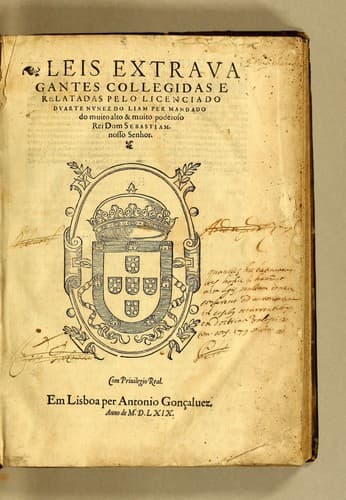 Leis extravagantes collegidas e relatadas