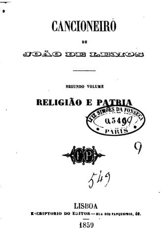 Cancioneiro de João de Lemos