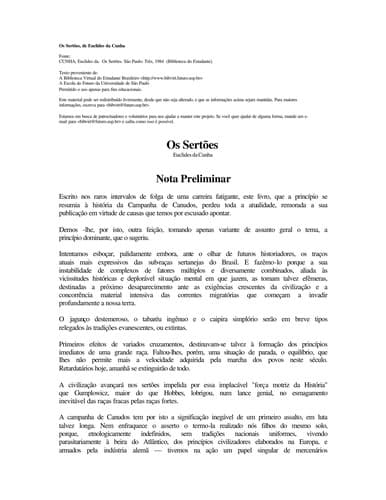 Os serto es