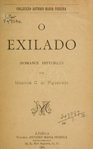 O exilado: romance historico