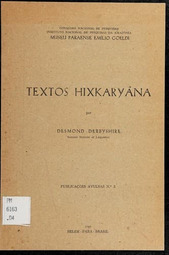 Textos hixkaryâna.