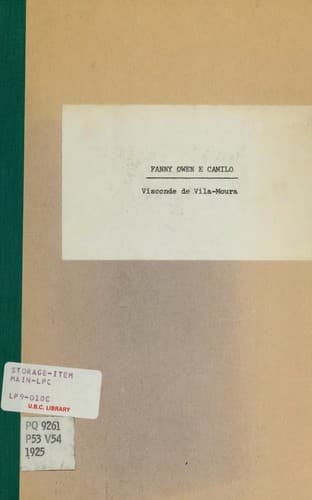 Fanny Owen e Camilo