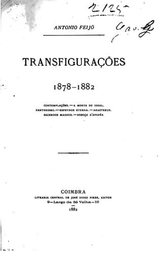 Transfigurações, 1878-1882 ...