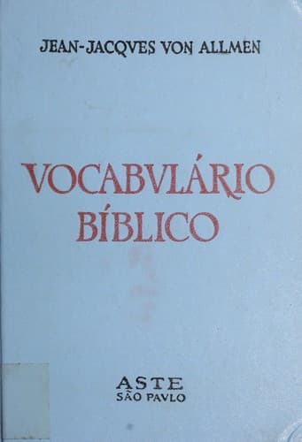 Vocabula rio bi blico