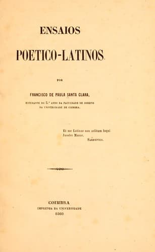 Ensaios poetico-latinos