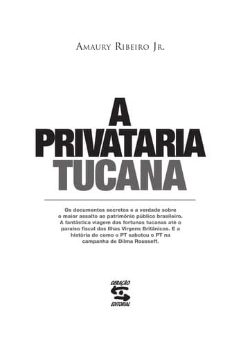 A privataria tucana