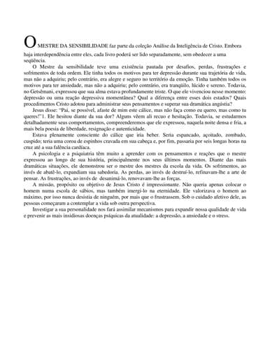 O mestre dos mestres: Jesus, o maior especialista no territo rio da emoc ʹa o