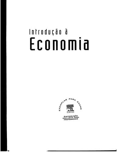 Introduc ʹa o a   economia