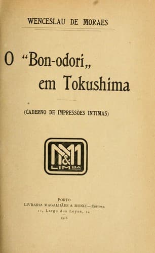 O " Bon-odori" em Tokushima: caderno de impressões intimas