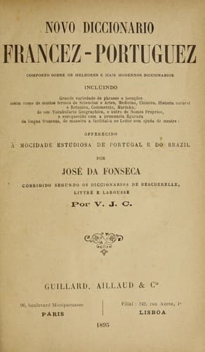 Novo diccionario Francez-Portuquez ...