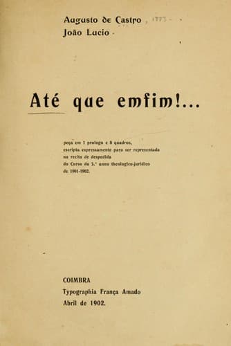 Até que emfim!