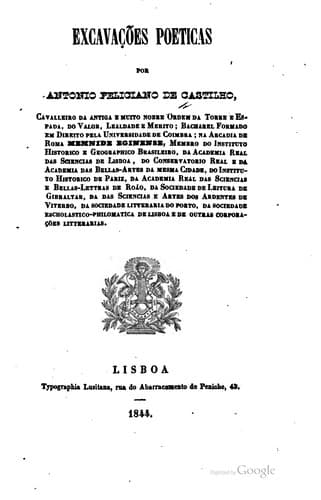 Excavações poeticas