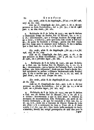 Synopsis chronologica de subsidios ainda os mais raros para a historia e estudo critico da ...
