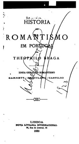 Historia do romantismo em Portugal