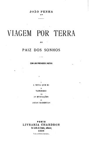 Viagem por terra ao paiz dos sonhos.