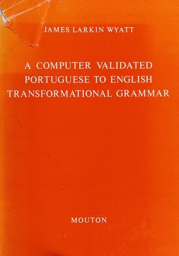 A computer validated Portuguese to English transformational grammar.