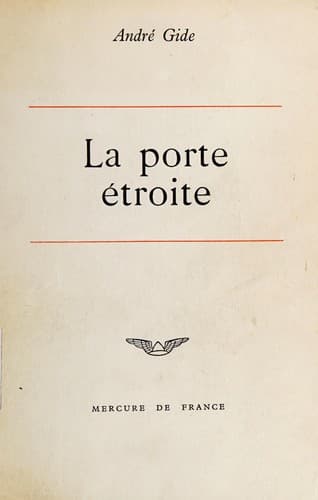 La porte étroite: roman.