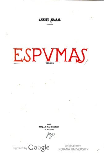 Espumas: versos