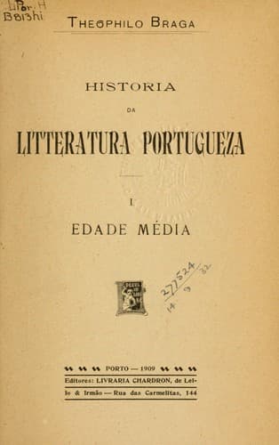 Historia da litteratura portugueza: [recapitulação]