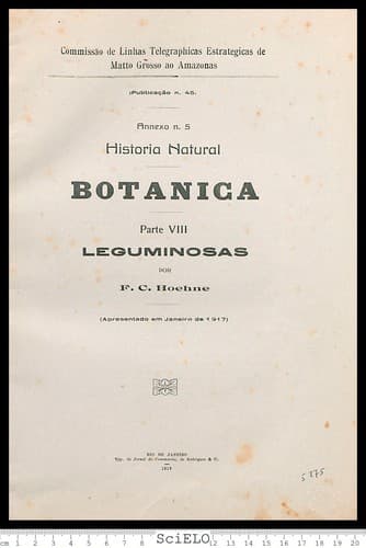 Historia natural, botanica, parte VIII leguminosas
