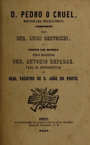 [D[on] Pedro o cruel: melodrama tragi-comico