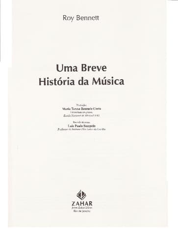 Breve História da Música, Uma