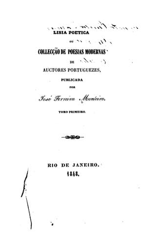 Lisia poetica: ou, collecção poesias modernas de auctores portuguezes