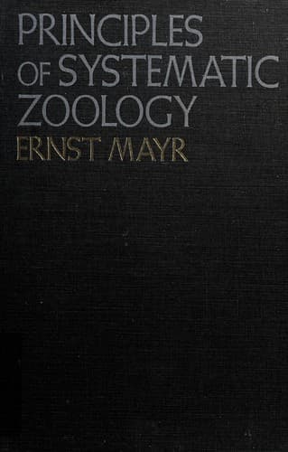 Principles of systematic zoology.