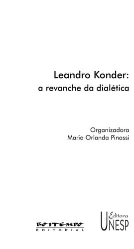 Leandro Konder: a revanche da dialética