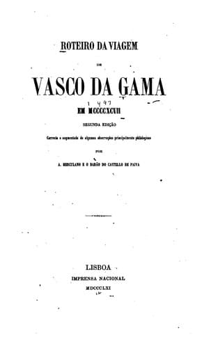 Roteiro da primeira viagem de Vasco da Gama
