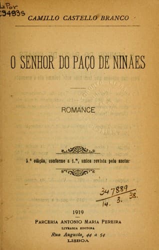 O senhor do paco de Ninães.